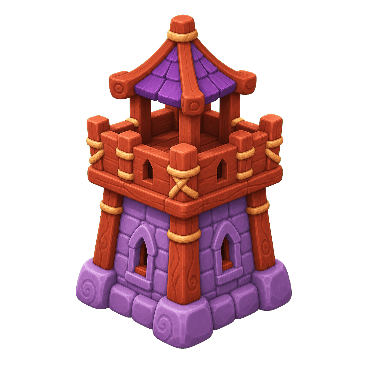 Tower building